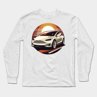 Tesla Model X Long Sleeve T-Shirt